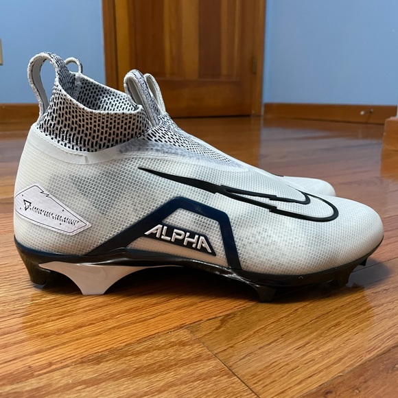 Men's Nike Alpha Menace Elite 3 White Black College Navy CT6648-102 Sz 10. - Picture 3 of 12